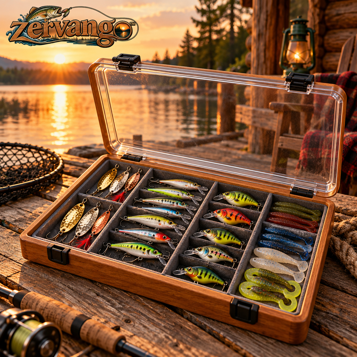 Fishing Lure Display & Storage Case — view 1