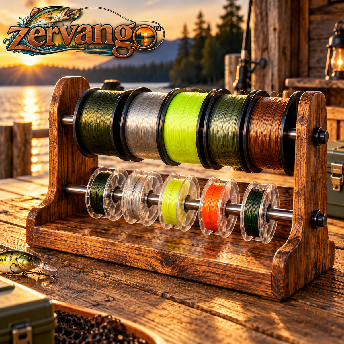 Fishing Line & Spool Organizer — view 1
