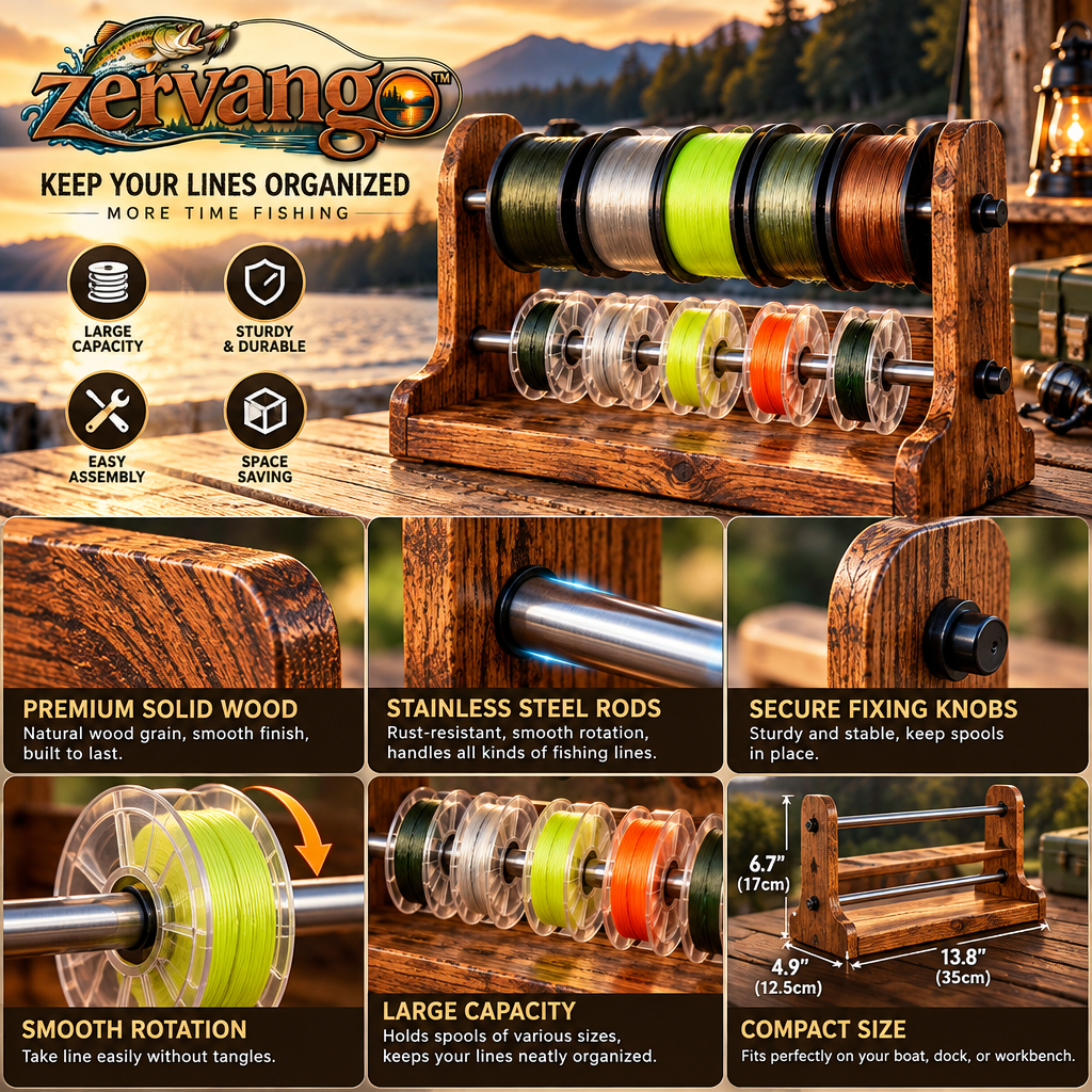 Fishing Line & Spool Organizer — view 3