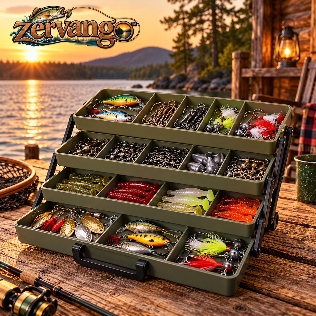 Portable Fishing Tackle Tray Set — view 1