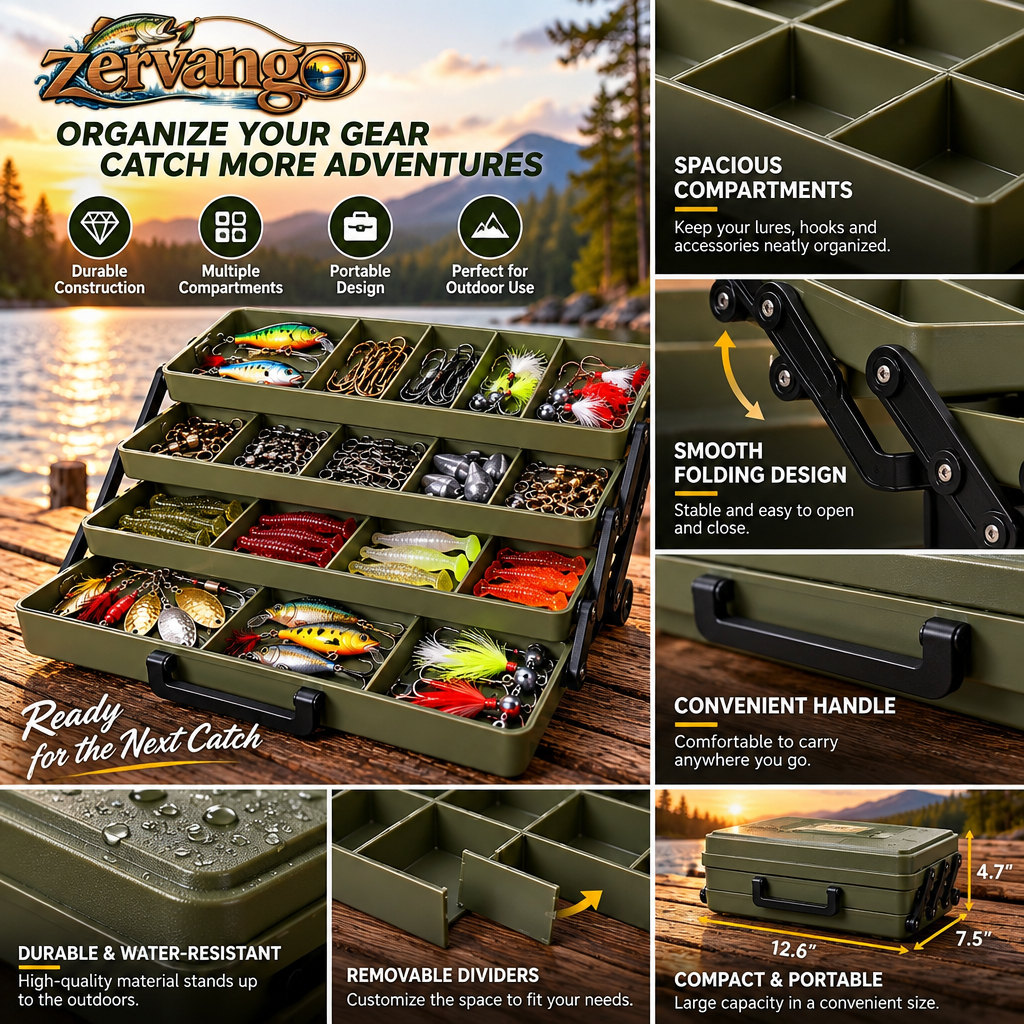 Portable Fishing Tackle Tray Set — view 2