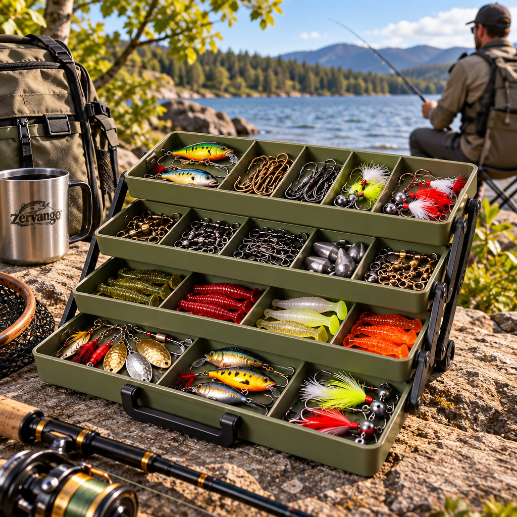 Portable Fishing Tackle Tray Set — view 4