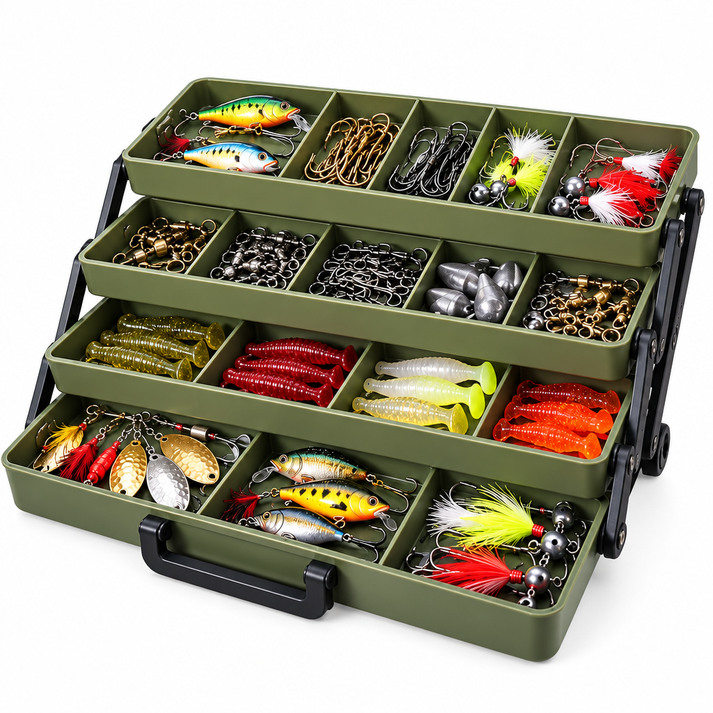 Portable Fishing Tackle Tray Set — view 5