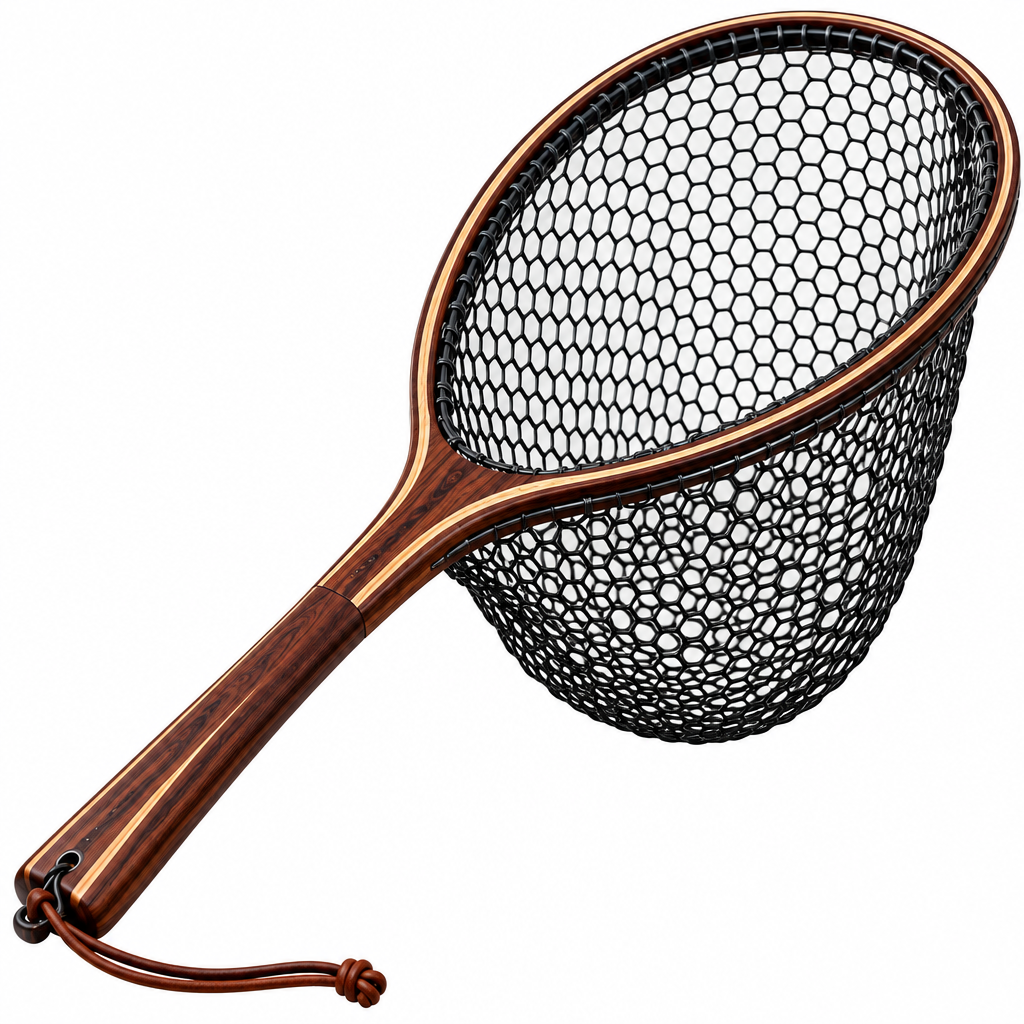 Wood Handle Landing Net — view 5