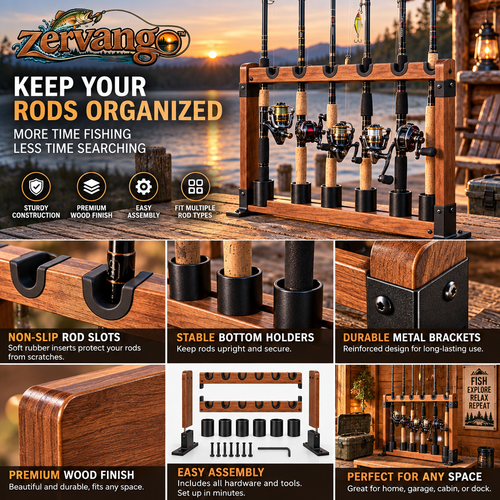 Boat Rod Holder Rack — view 2