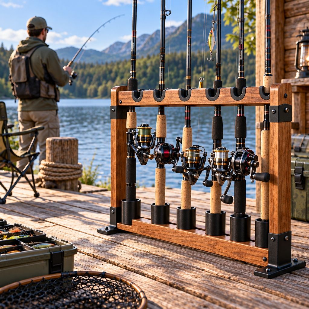 Boat Rod Holder Rack — view 3