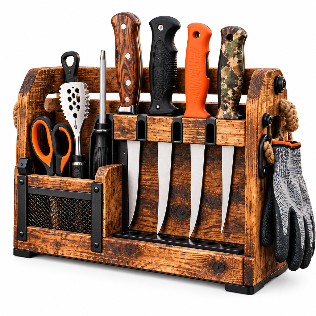Fillet Knife & Cleaning Tool Caddy — view 4